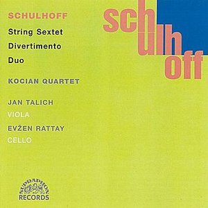 Schulhoff : Divertimento, String Sextet, Duo / Chamber Works Vol. 2