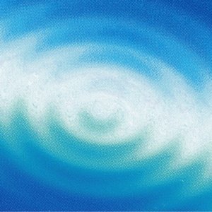 青い
