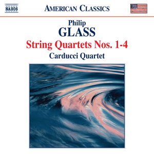 “Glass: String Quartets Nos. 1-4”的封面