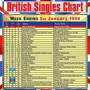 British Singles Chart - Week Ending 3 January 1958
