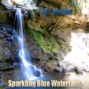 Sparkling Blue Waterfalls