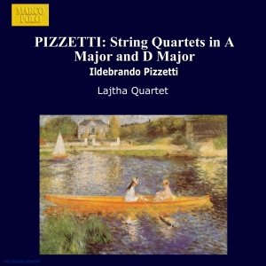 Изображение для 'PIZZETTI: String Quartets in A Major and D Major'