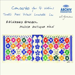 “Torelli / Mossi / Valentini / Locatelli / Leo: Concertos for 4 violins”的封面