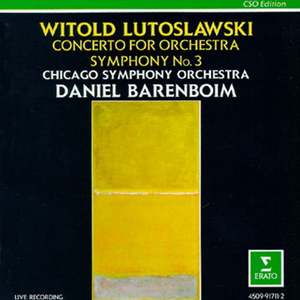 Concerto for Orchestra / Symphony No. 3 (Chicago Symphony Orchestra feat. conductor: Daniel Barenboim) cover
