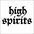 Cover for High Spirits