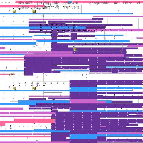 géographie de l'être et autres souvenirs de l'univers