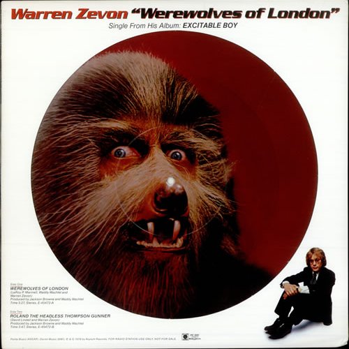Werewolves Of London / Roland The Headless Thompson Gunner [Digital 45]