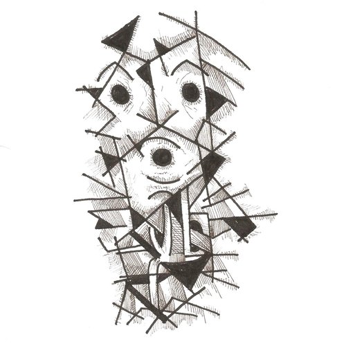 The man with the miss-spelt face