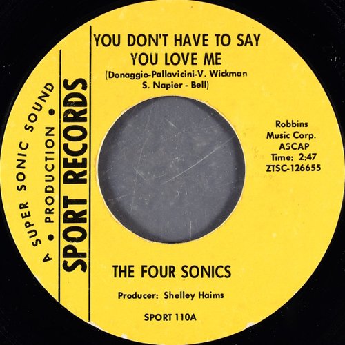 You Don't Have To Say You Love Me / It Takes Two