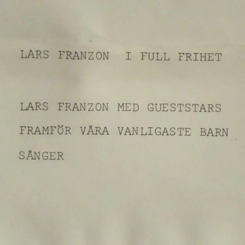 I full frihet: Framför våra vanligaste barnsånger
