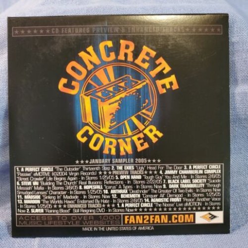 Concrete Corner - January 2005 Sampler