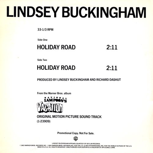 Holiday Road (US 12" Promo)