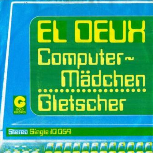 Computer-Mädchen / Gletscher