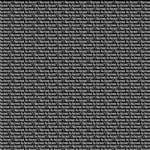 An Archivist's Nightmare