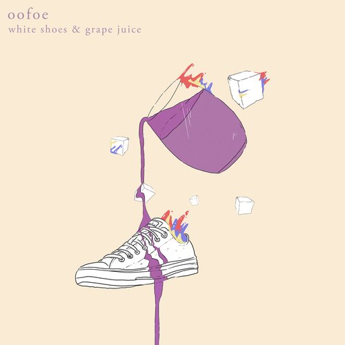 white shoes & grape juice