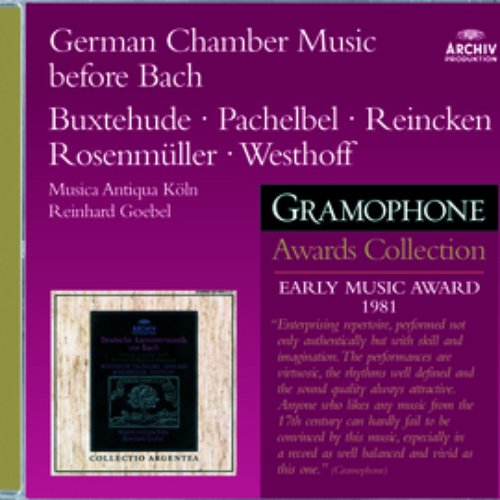 German Chamber Music Before Bach