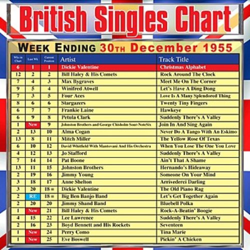 British Singles Chart - Week Ending 30 December 1955