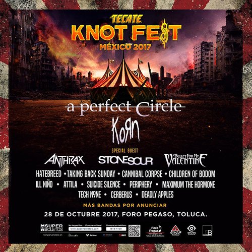 2017-10-28: Live at Knotfest Festival, Mexico