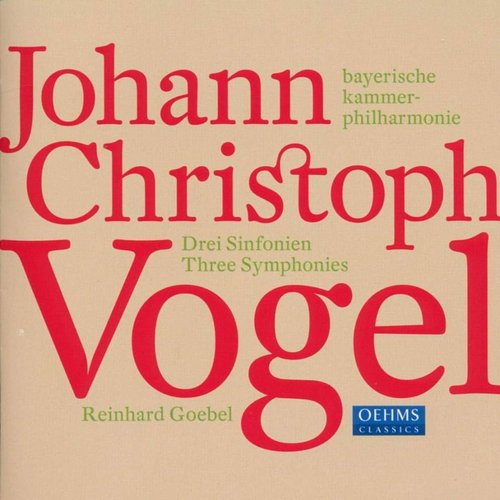 Vogel, J.C.: 3 Symphonies