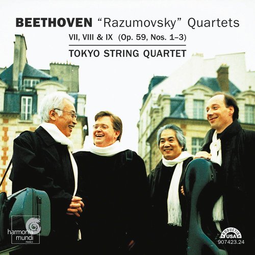 Beethoven: "Razumovsky" Quartets VII, VIII & IX (Op. 59, Nos. 1-3)