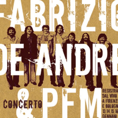 Fabrizio de Andre' e PFM in concerto