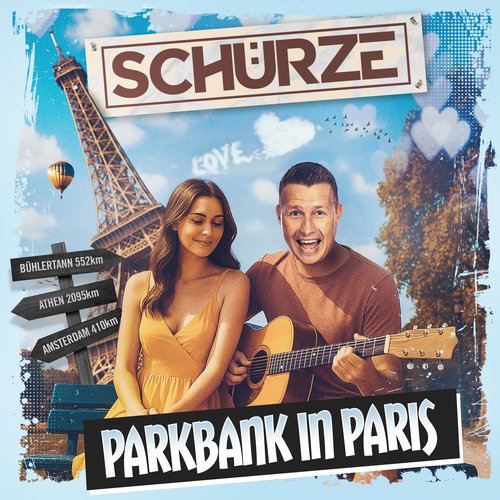 Parkbank in Paris