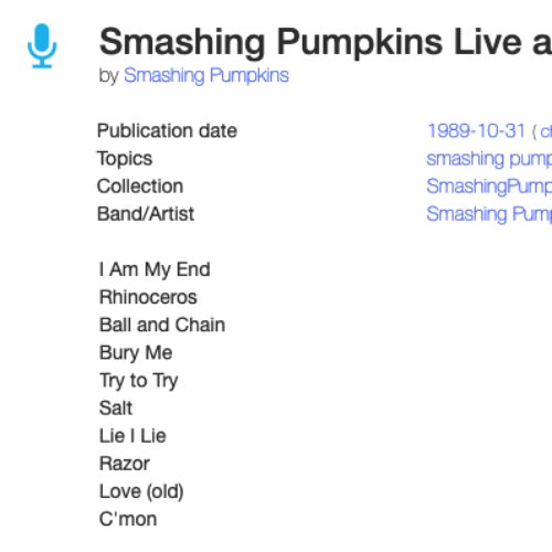 1989-10-31: Cabaret Metro, Chicago, IL, USA