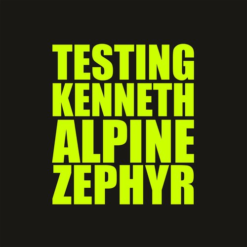 Testing Kenneth - Single