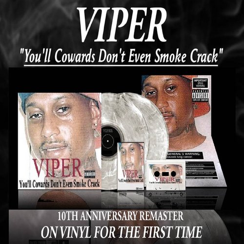 You'll Cowards Don't Even Smoke Crack 12" DOUBLE VINYL 10TH ANNIVERSARY LIMITED COLLECTOR'S EDITION WITH BUNDLE OPTION (CHOOSE CASSETTE OR CD + POSTER)