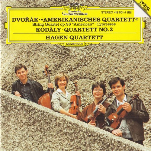 Dvorák: String Quartet No.12 "American"; Cypresses / Kodály: String Quartet No.2