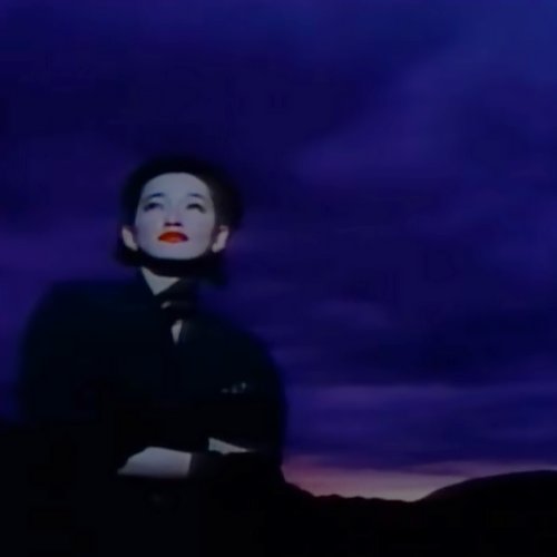 紫の夕暮れ