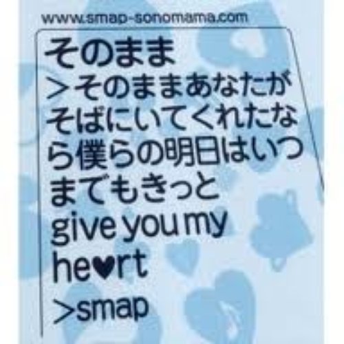 そのまま / White Message