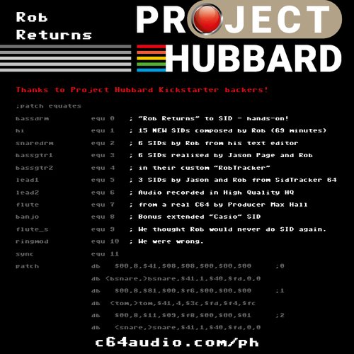 Project Hubbard: Rob Returns (SID Effects Edition)