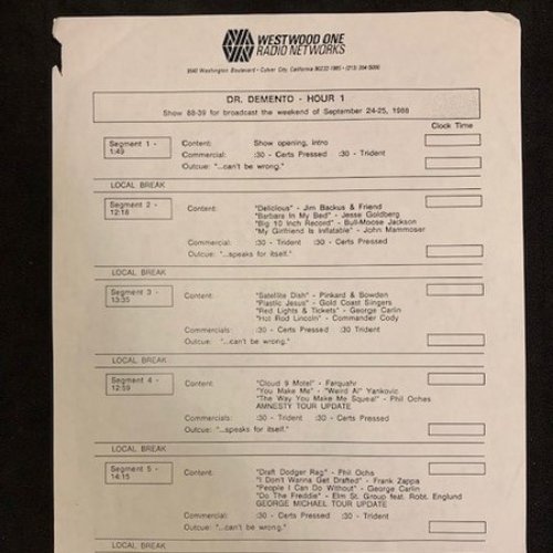 Weekend Of September 24-25, 1988