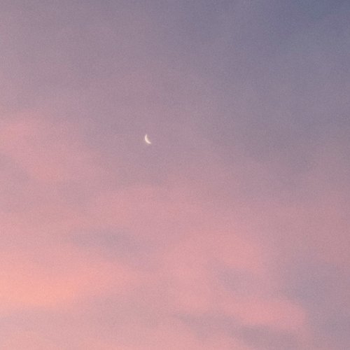 As I watched the moon