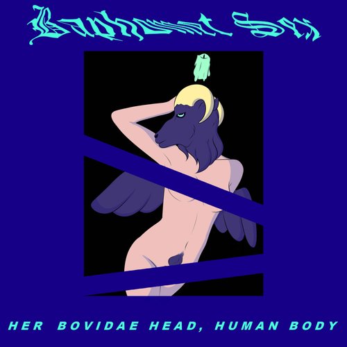 Her Bovidae Head, Human Body