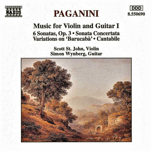 PAGANINI: Music for Violin and Guitar, Vol. 1
