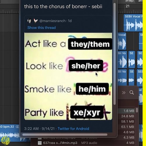 act like a they/them