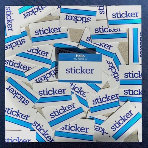 Hello! My Name Is Sticker