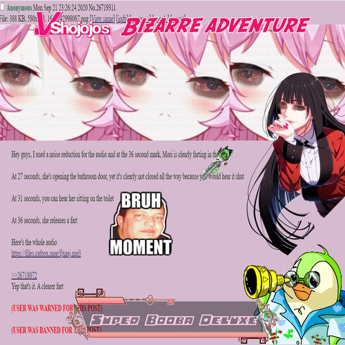 Vshojojo's Bizarre Adventure Super Booba Deluxe