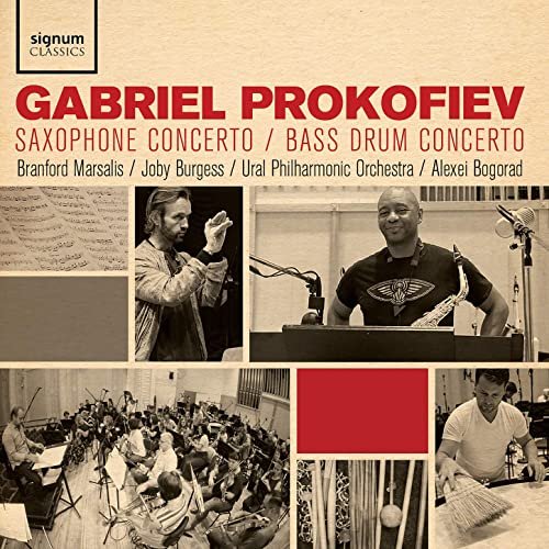 Gabriel Prokofiev: Saxophone Concerto, Bass Drum Concerto