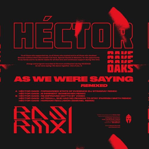 As We Were Saying Remixed