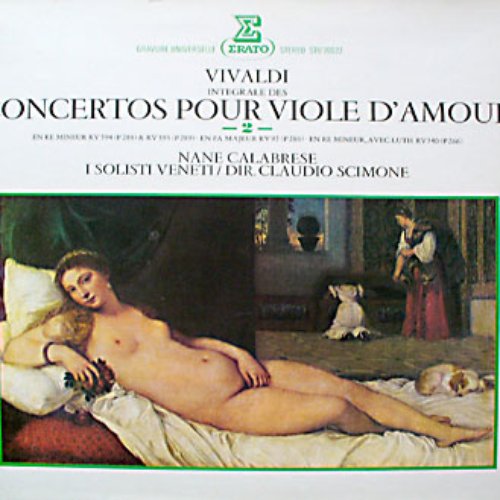 Vivaldi: Concertos for Viola d'Amore