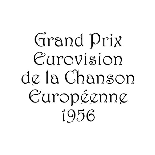 Eurovision Song Contest 1956