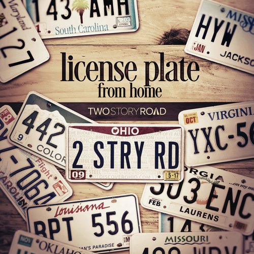 License Plate from Home