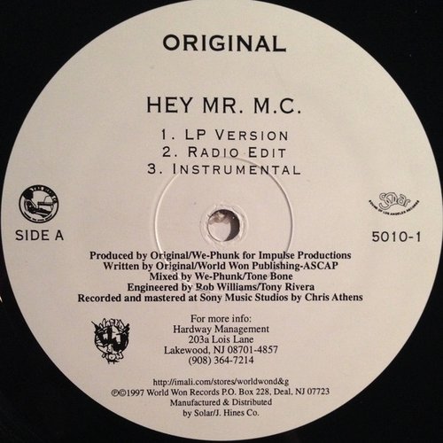 Hey Mr. M.C.