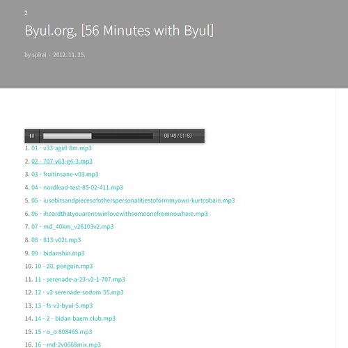 56 Minutes With Byul