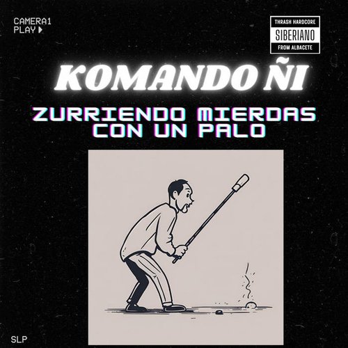 Zurriendo mierdas con un palo