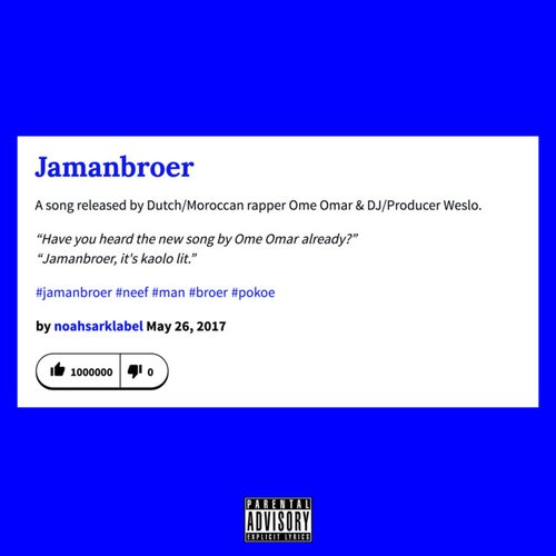 Jamanbroer - Single