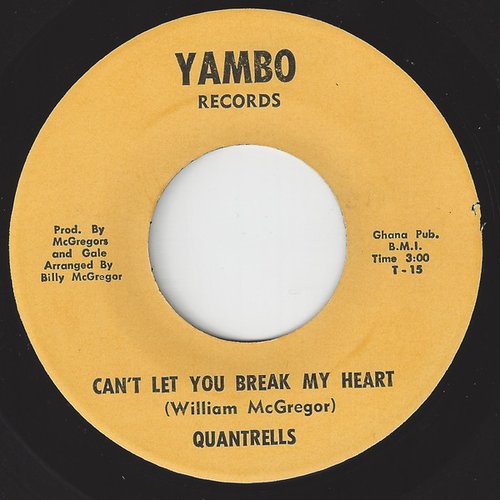 Can't Let You Break My Heart / Show Me The Game Of Love
